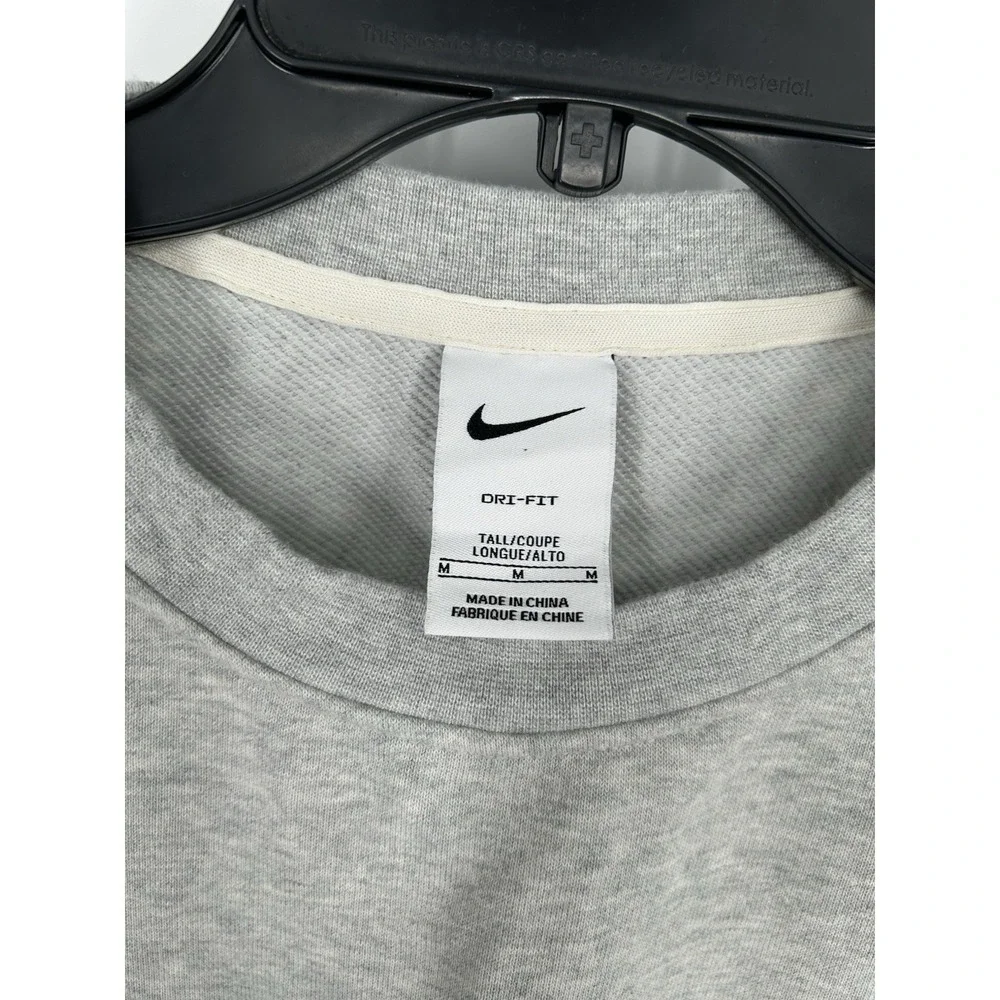 Nike Standard Issue‎ Hoops Management Crewneck Dri Fit DX0446-050 Medium Tall MT